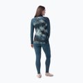 Felpa Smartwool Classic Thermal Merino Base Layer 1/4 Zip Boxed da donna twilight foggy pines 2