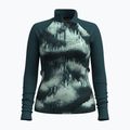 Felpa Smartwool Classic Thermal Merino Base Layer 1/4 Zip Boxed da donna twilight foggy pines 3