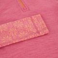 Felpa termica da donna Smartwool Classic Thermal Merino Base Layer 1/4 Zip Boxed garden pink digi snow 6