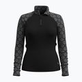 Felpa termica donna Smartwool Classic Thermal Merino Base Layer 1/4 Zip Boxed nero digi snow 3