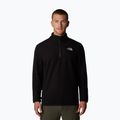 Felpa da uomo The North Face 100 Glacier 1/4 Zip nero/npf