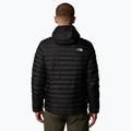 Piumino da uomo The North Face Huila Synthetic Hoodie nero/grigio asfalto 3