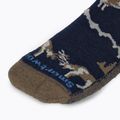 Calzini Smartwool Everyday Horns Clash Crew, colore blu intenso 4