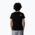 Maglietta The North Face Teen Simple Dome Tee nera da bambino 3