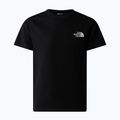 Maglietta The North Face Teen Simple Dome Tee nera da bambino 4