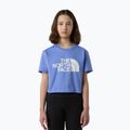 Maglietta da bambino The North Face Crop Easy Tee blu virtuale