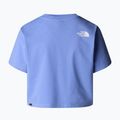 T-shirt donna The North Face Simple Dome Cropped Slim Tee blu virtuale 5