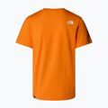 Maglietta The North Face Easy digital orange/tnf white da uomo 2