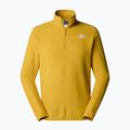 Felpa The North Face 100 Glacier 1/4 Zip turmeric da uomo 4