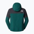 Felpa da uomo The North Face Glacier Heavyweight Full Zip HD grigio nori/asfalto profondo 2