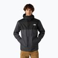 Giacca antipioggia da uomo The North Face Quest Zip-In grigio asfalto/nero