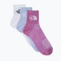 The North Face Multi Sport Cush Quarter Sock 3 paia tnf bianco/viola