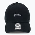 47 Brand MLB New York Yankees Base Runner Script CLEAN UP cap nero 2