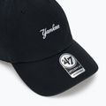 47 Brand MLB New York Yankees Base Runner Script CLEAN UP cap nero 3