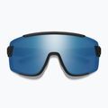 Occhiali da sole Smith Wildcat matte black/chrp polarized blue mirror/clear 2