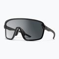 Occhiali da sole Smith Bobcat nero opaco/fotocromatico da trasparente a grigio/chiaro