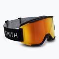 Maschera da sci Smith Squad black/chromapop pro photochromic red mirror
