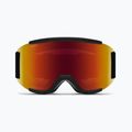 Maschera da sci Smith Squad black/chromapop pro photochromic red mirror 2