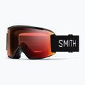 Smith Squad S nero chromapop pro fotocromatico rosso specchio occhiali da sci