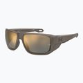Occhiali da sole Under Armour Attack MD S3 Uomo brwn metlzed/gold mirror oleophobic 2