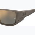 Occhiali da sole Under Armour Attack MD S3 Uomo brwn metlzed/gold mirror oleophobic 7