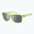 Occhiali da sole da uomo Under Armour Launch 2/G S3 in cristallo verde/specchio d'argento 2