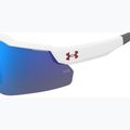 Occhiali da sole per bambini Under Armour Levelup Jr S3 bianco opaco blu/blu multistrato 7