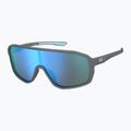 Occhiali da sole per bambini Under Armour Gameday Jr S3 grigio metallizzato/blu multistrato 2