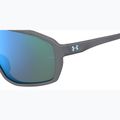 Occhiali da sole per bambini Under Armour Gameday Jr S3 grigio metallizzato/blu multistrato 7