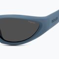 Occhiali da sole polarizzati Polaroid PLD 2165/S blu/grigio opaco 7