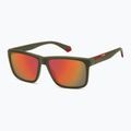 Occhiali da sole Polaroid PLD 2164/S verde militare/rosso multistrato polarizzati da uomo 2