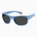 Occhiali da sole Polaroid PLD 8064/S azzurro/grigio polarizzati per bambini 2