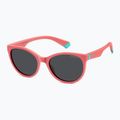 Occhiali da sole Polaroid PLD 8065/S corallo/grigio polarizzati per bambini 2