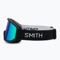 Maschera da sci Smith Transfer black/green sol-x mirror 4