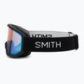 Maschera da sci Smith Transfer black/blue lente specchiata 4