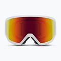 Maschera da sci Smith Transfer white/red sol-x mirror 6