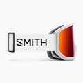 Maschera da sci Smith Transfer white/red sol-x mirror 8