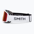Maschera da sci Smith Tribute white/red sol-x mirror 4