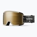 Maschera da sci  Smith Squad chalk space invader/ChromaPop Sun Black Gold Mirror/clear
