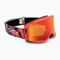 Maschera da sci junior Smith Daredevil Jr patrol mixed signals/red sol-x mirror