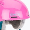 Casco da sci junior Smith Glide Jr Mips vivid pink hearts 5