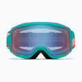 Maschera da sci per bambini Smith Daredevil Jr jade formations/blue sensor mirror 6