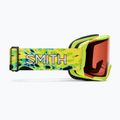 Maschera da sci per bambini Smith Daredevil S3 electric lime slime/green solx mirror antifog 2