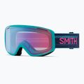 Maschera da sci Smith Rally S1 tropic/blue sensor mirror antifog