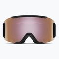 Maschera da sci Smith Squad S2 black/chromapop everyday rose gold mirror 2