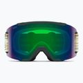 Maschera da sci Smith Squad S2 emerald renu upcycled scrap/chromapop green mirror 2
