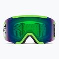Maschera da sci Smith Squad S2 slime static shag/chromapop everyday green mirror 2