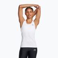 Canotta da allenamento Under Armour HeatGear Armour Racer bianco/nero da donna