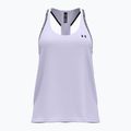 Canotta Under Armour Knockout da donna per l'allenamento, viola/bianco