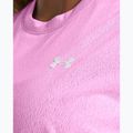 Maglietta da allenamento Under Armour Tech Riddle da donna, rosa/bianco stellare 3